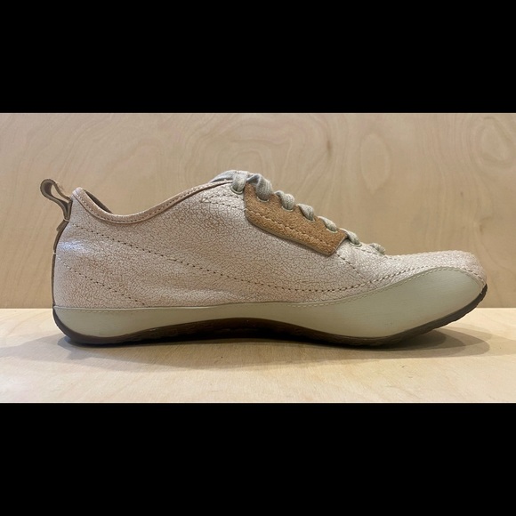 Cushe Men’s Cracked Leather BOWLER Sneaker US8 UK7 EUR41 in Off White and Red - Picture 12 of 16